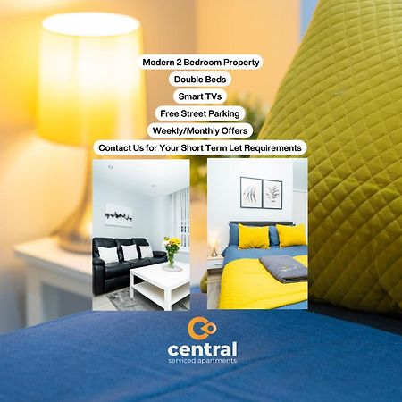 Central Serviced Apartments - 2 Bedroom - Ground Floor - Monthly & Weekly Bookings Welcome - Free Street Parking - 2 Double Beds - Wifi - Smart Tvs In Rooms - Fully Equipped - Heating 24-7 - Contractor & Short Stay Favourite Dundee Exterior foto